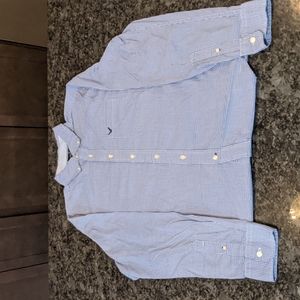 American Eagle Plaid Casual Button Down with 100% cotton